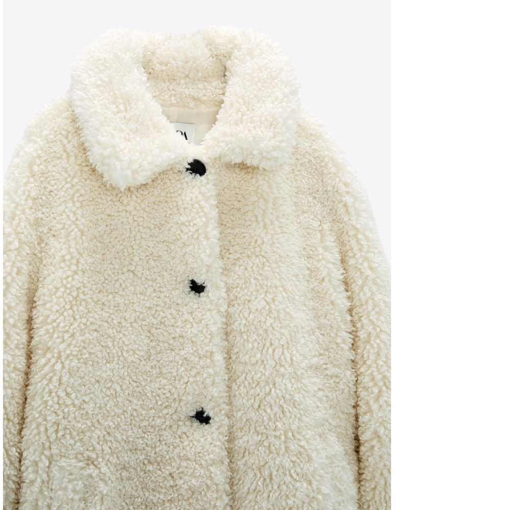 Faux fur Coat- Zara - Picture 3 of 5